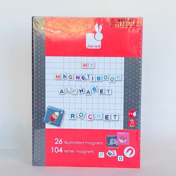 New Sealed Janod Magneti’Book English Alphabet• 3 to 8 Years - Picture 9 of 13